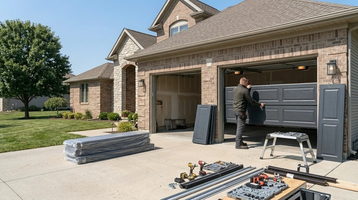 Garage door work by Franklin Garage Door Pros in Franklin, TN