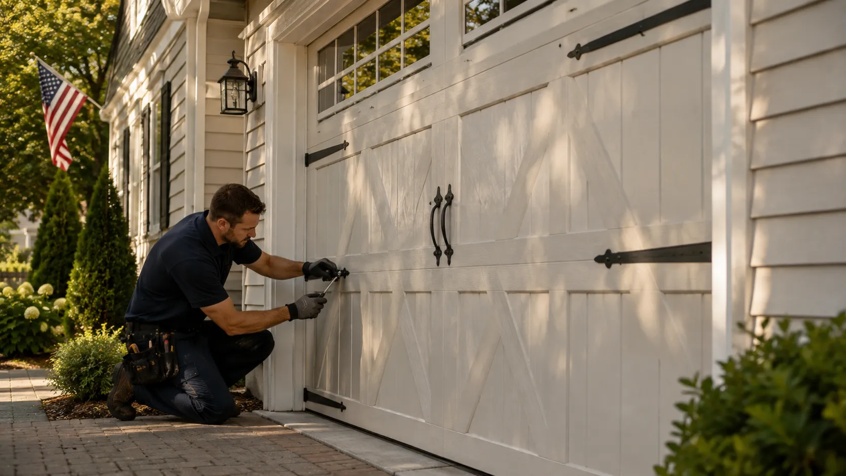 Garage door work by Franklin Garage Door Pros in Franklin, TN